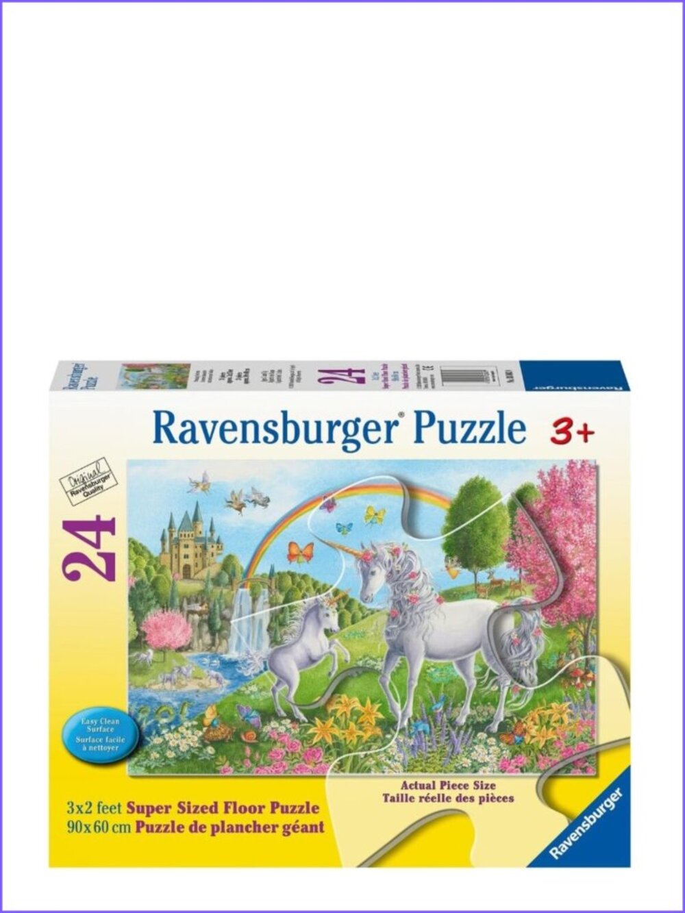 Ravensburger  Supersize Floor Puzzle 24 Pc Prancing Unicorns New In Box